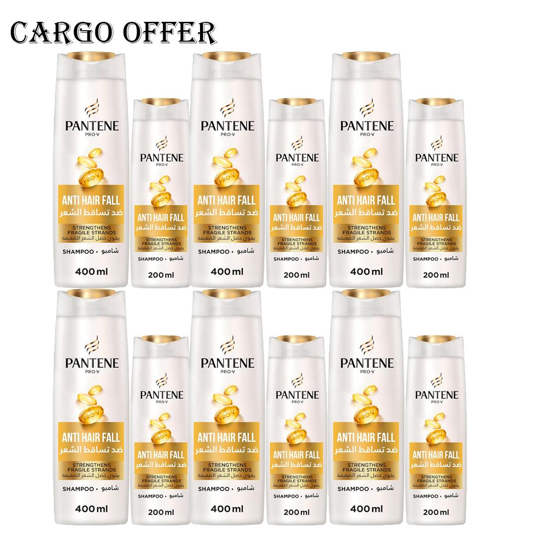 Pantene Pro-V Anti-Hair Fall Shampoo 400ml + 200ml (6 Pcs)