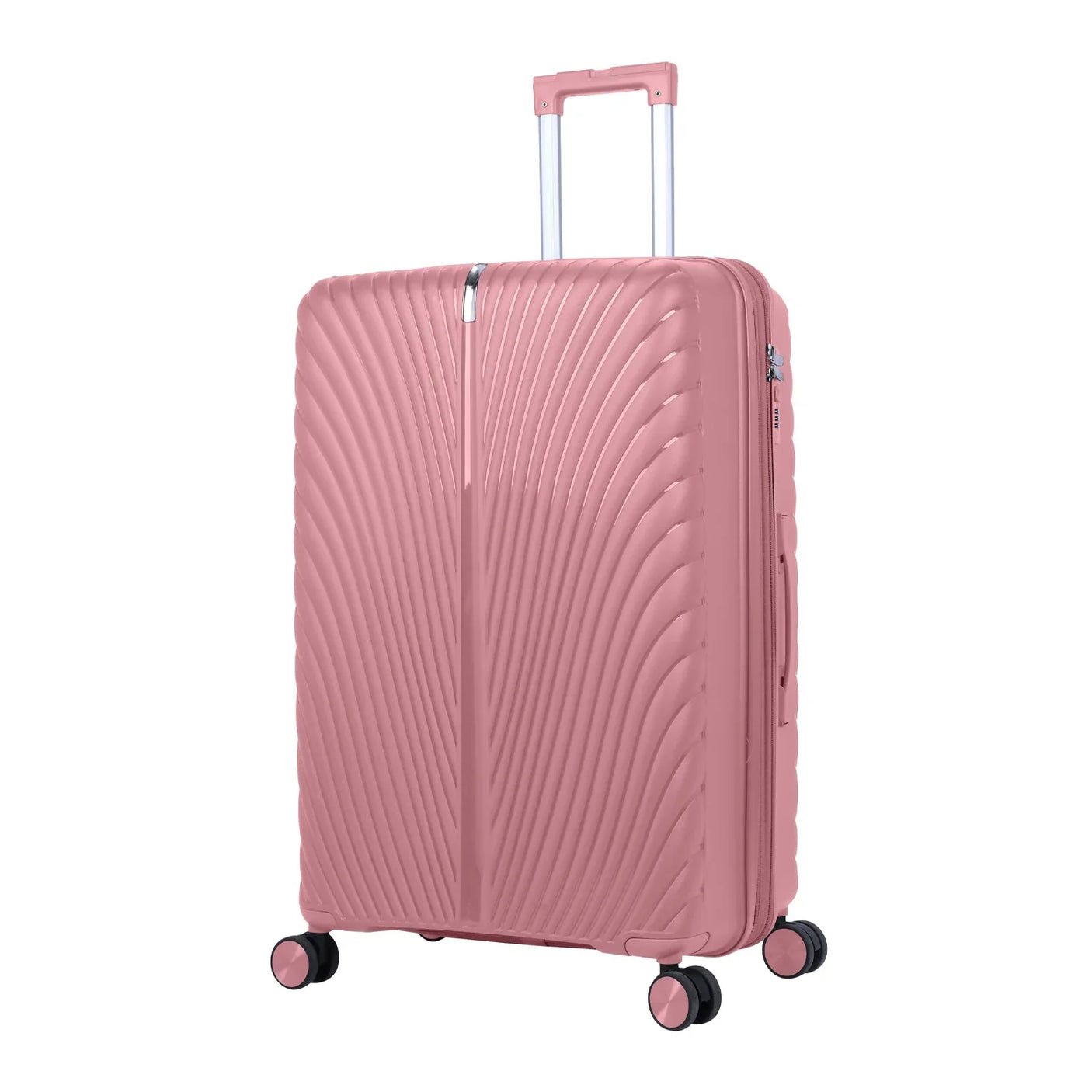 American Flyer Luggage Bag 24 Inch Check-in Luggage Trolly - Rose Gold