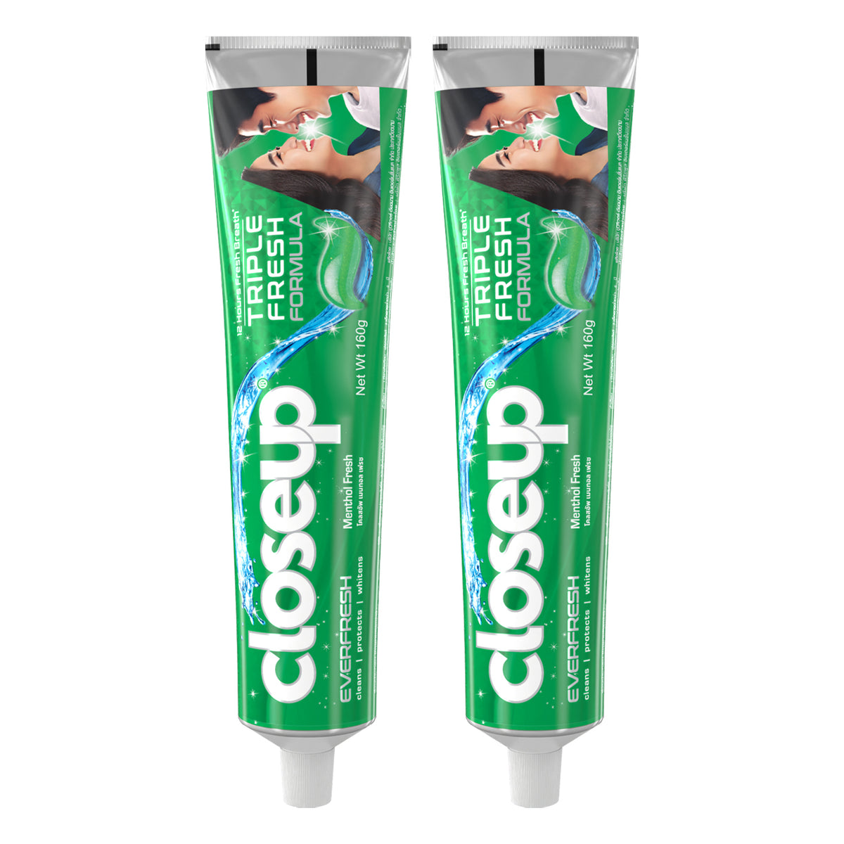 Closeup Everfresh Anti-Bacterial Toothpaste Menthol Fresh - 160g (1+1) Offer
