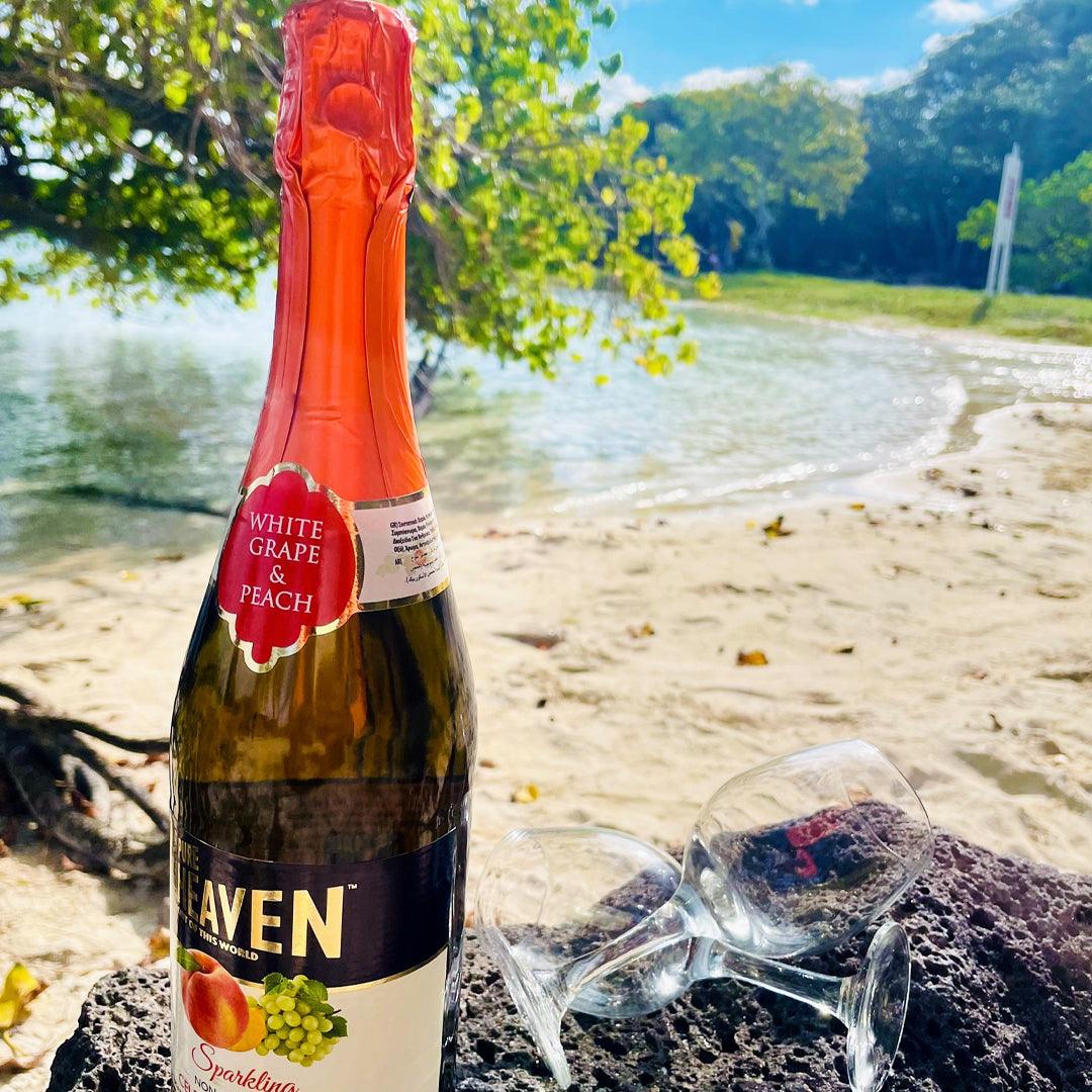 Pure Heaven White Grape & Peach Non-Alcoholic Celebration Drink - 750ml