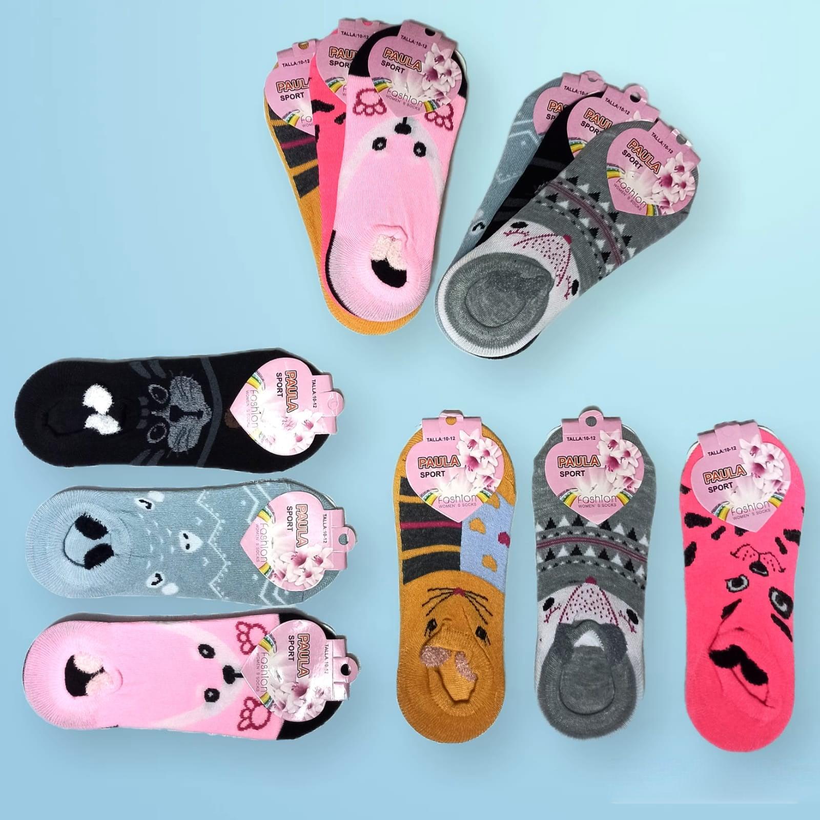 Paula Best Quality Fashion Women's Socks - 6 Pairs