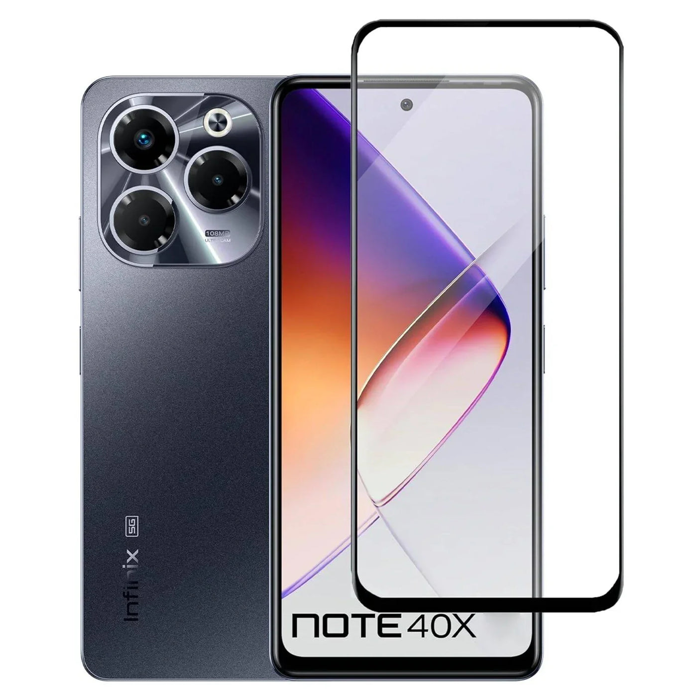 زجاج مقوى مضاد للكهرباء الساكنة Infinix Note 40X