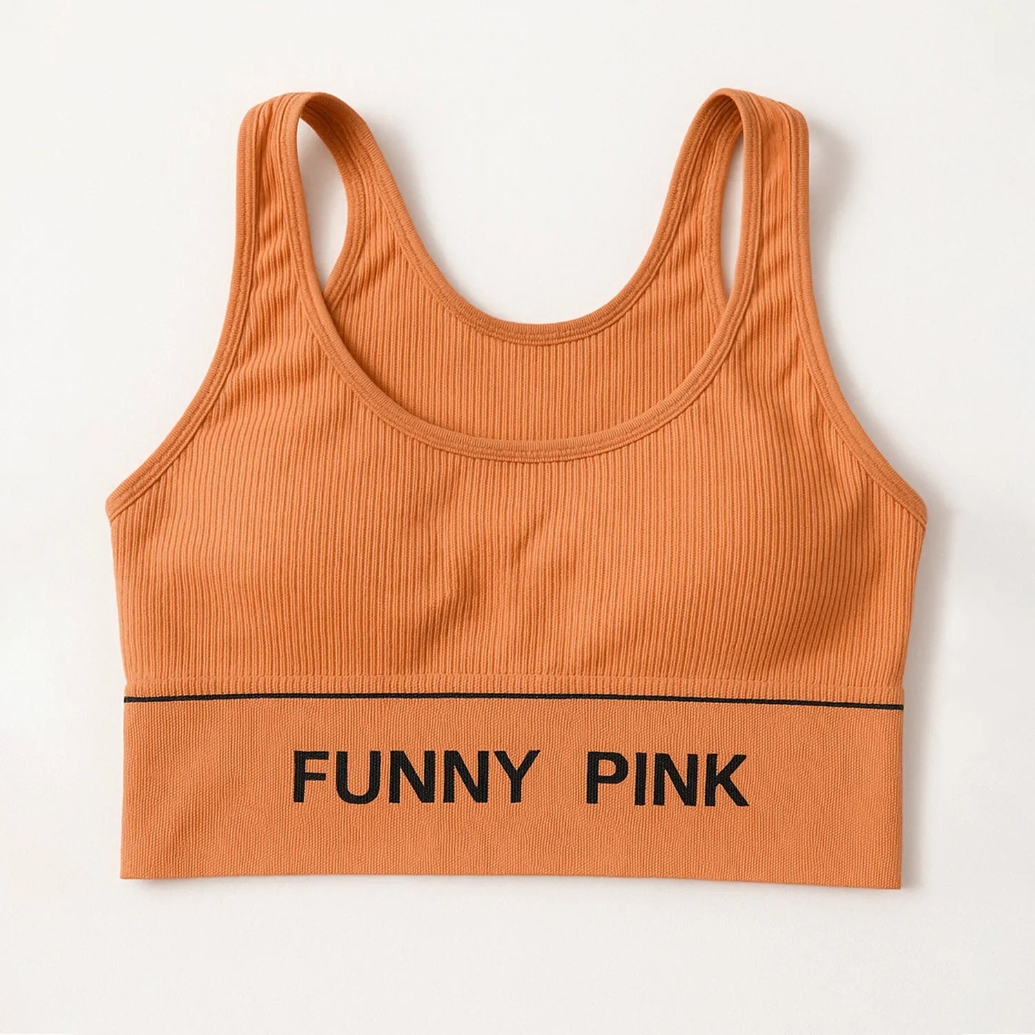 Funny Pink Women's Fancy Camisole Crop Top Sports Bra - FP274