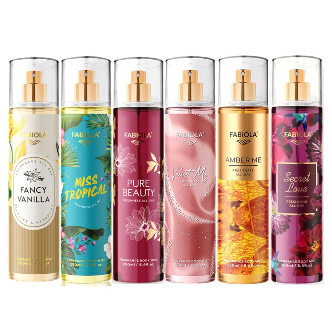 Fabiola Popular Fragrance Body Mist - 250ml × 6 Pcs (PR-67)