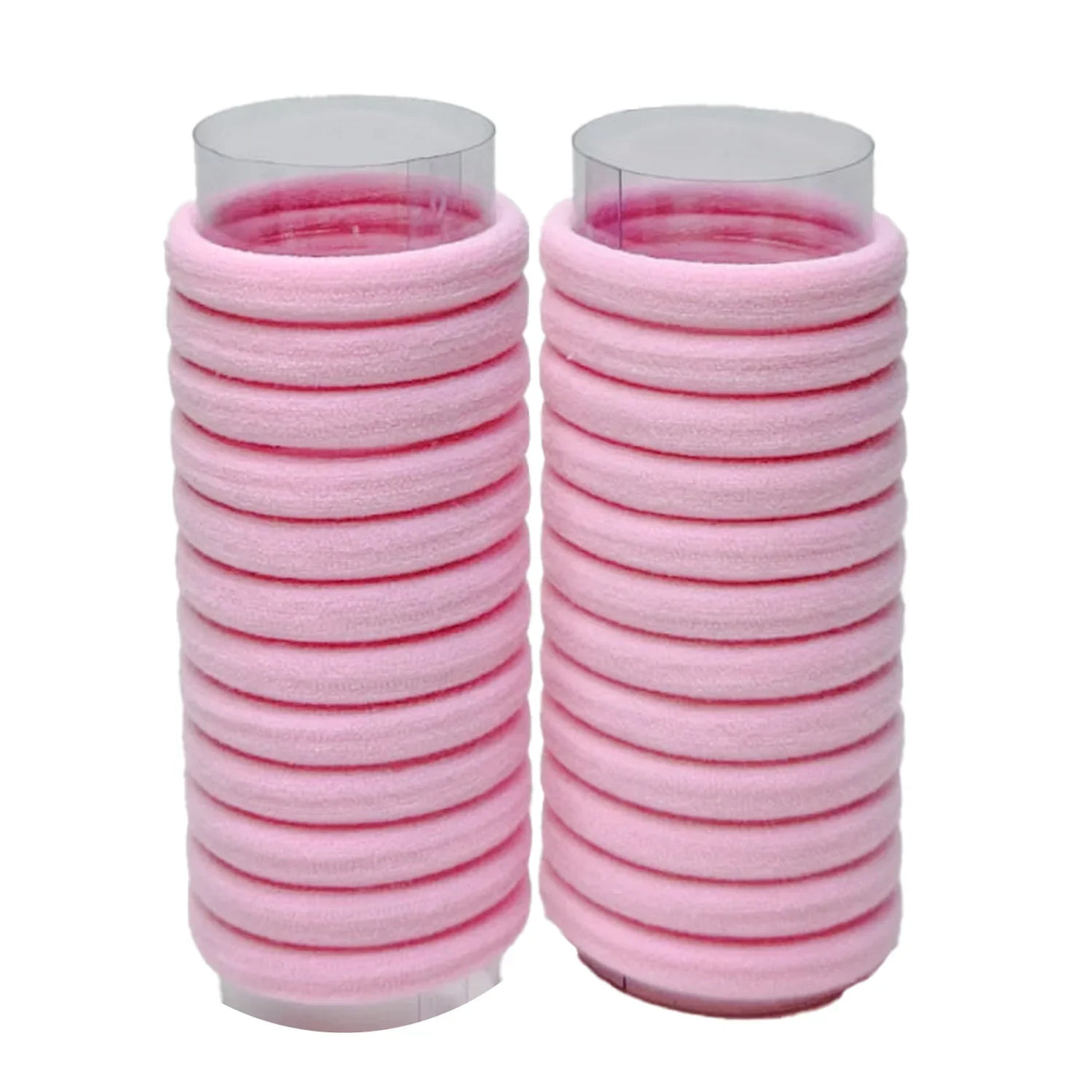 High Quality Pink Color Hair Bands - 24 Pcs
