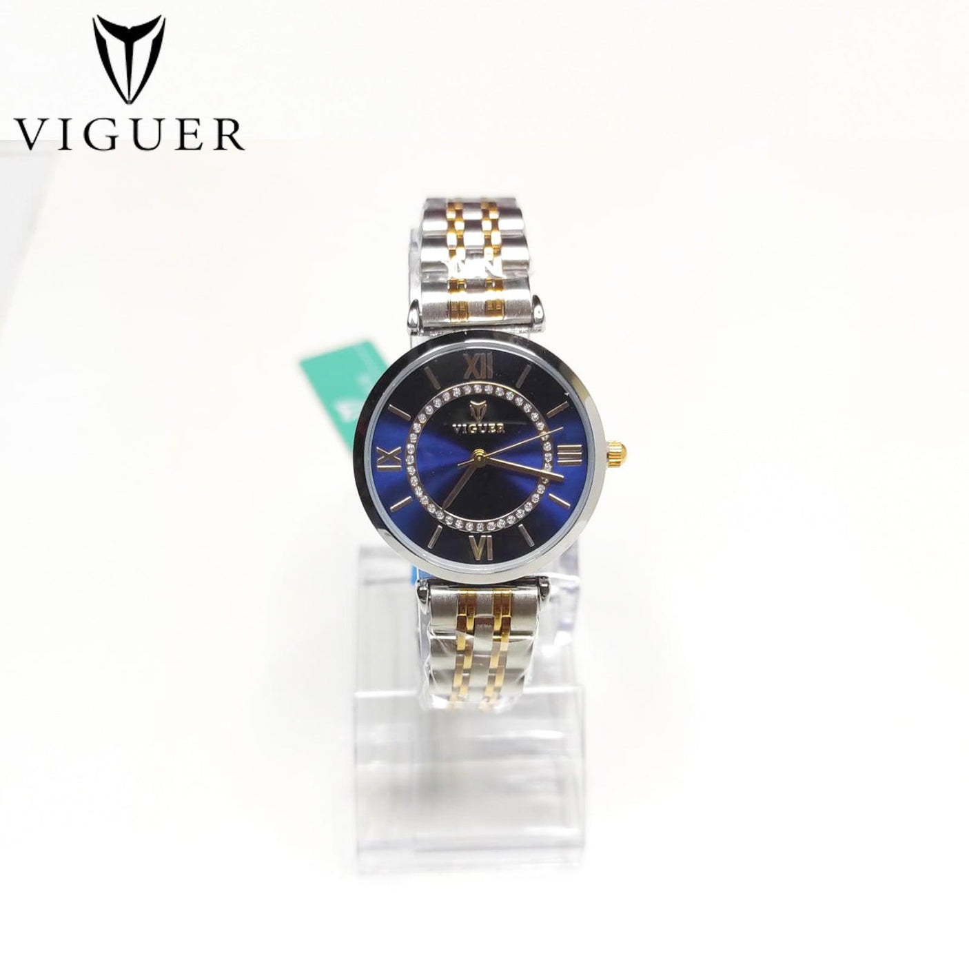ساعة يد نسائية من VIGUER بأرقام رومانية - V1349L