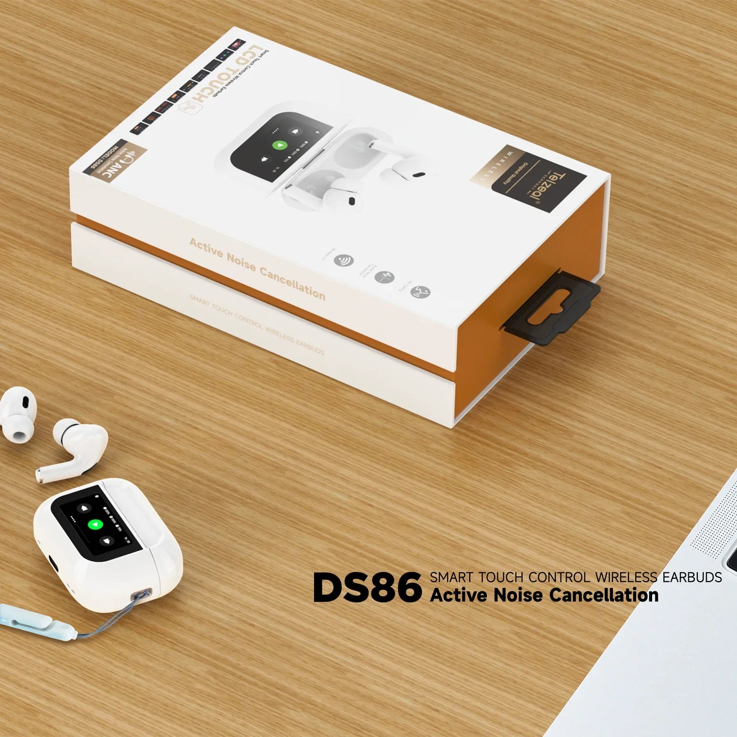 Telzeal Germany LCD Touch Wireless Earbuds - DS86