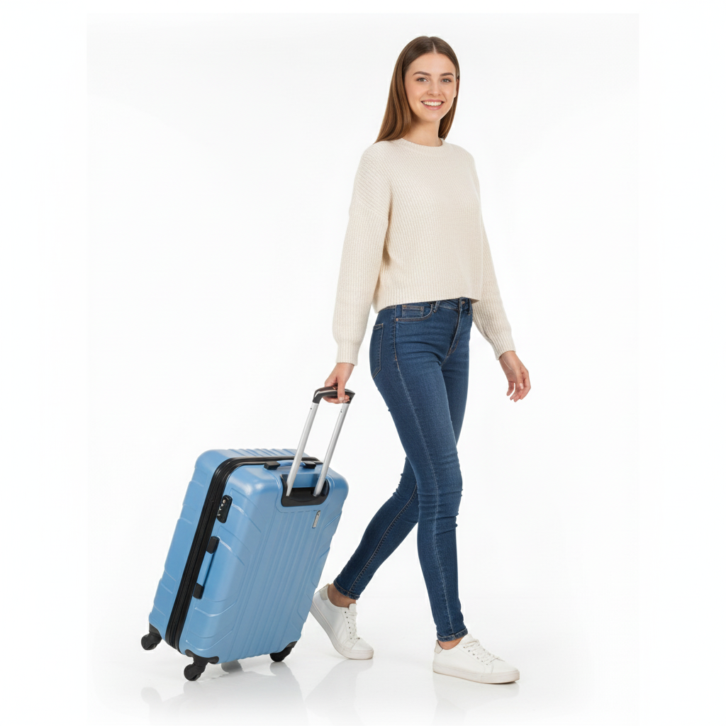 Horizon Luggage Bag 20 Inch Cabin Size Luggage Trolly - Blue