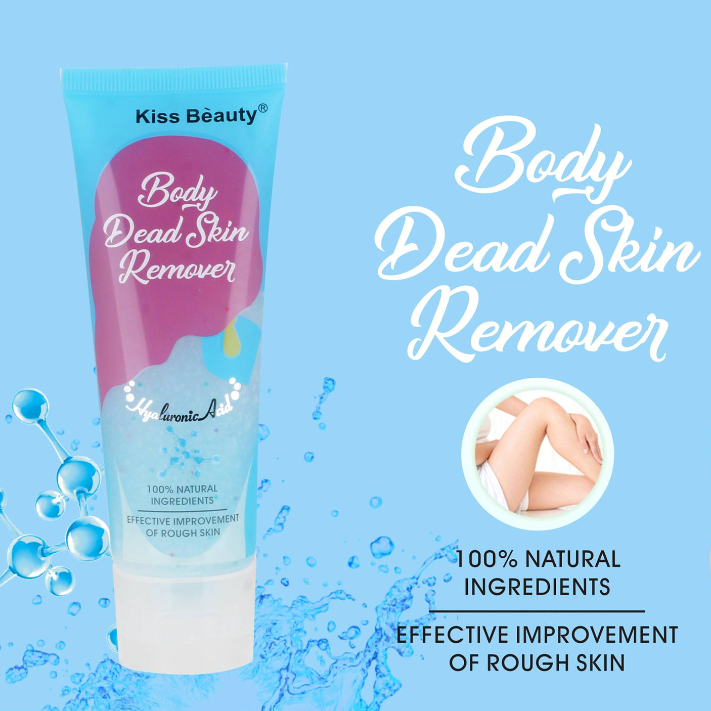 Kiss Beauty Body Dead Skin Remover - 80ml