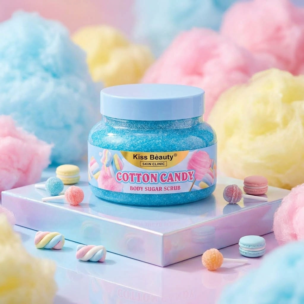 Kiss Beauty Cotton Candy Body Sugar Scrub - 250ml