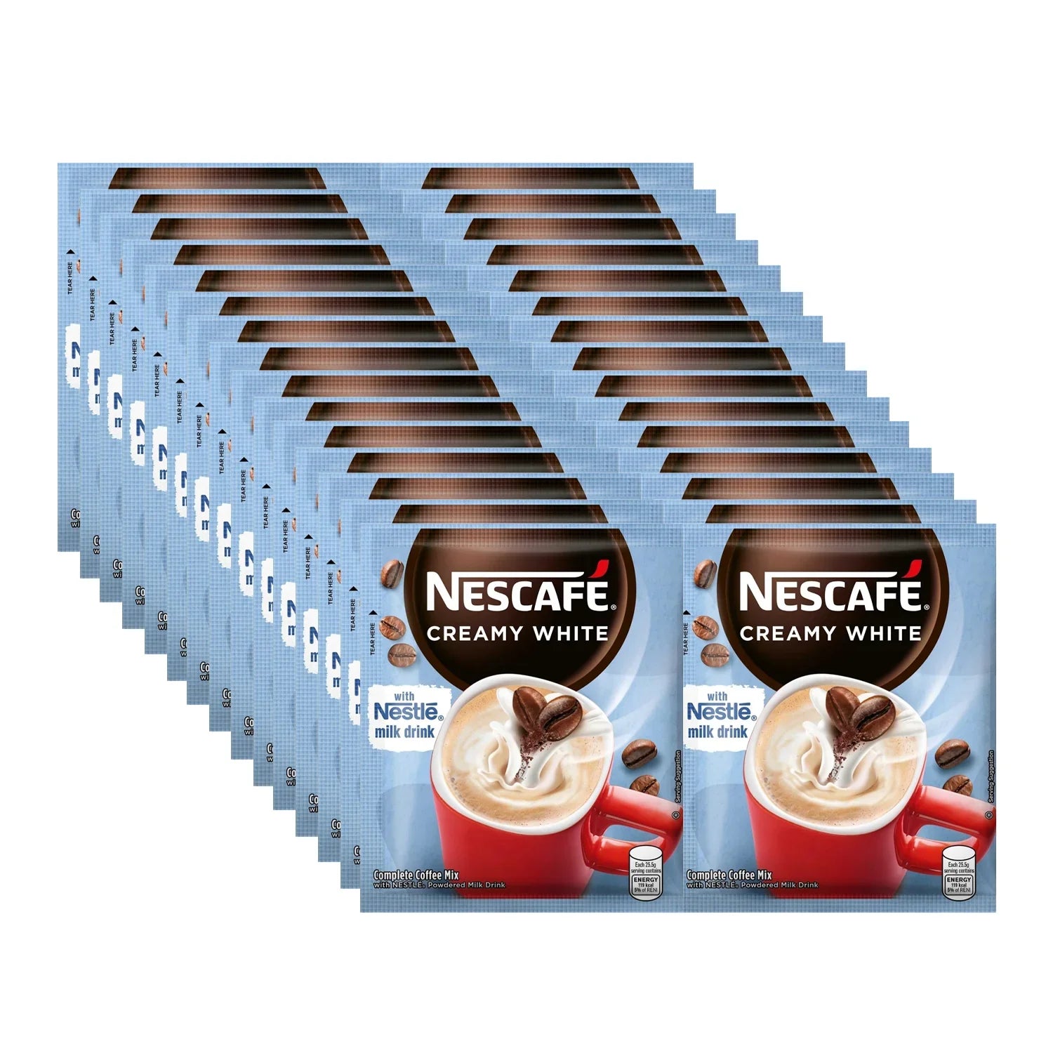 Nescafe Creamy White Coffee - 765g (30 x 25.5g)