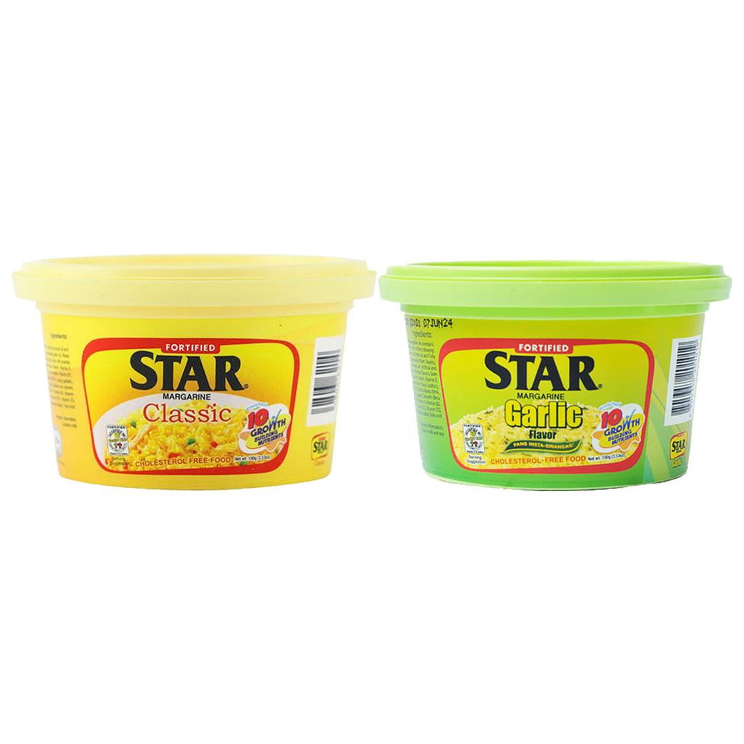 Star Margarine Classic & Garlic Flavor - 100g × 2 Pcs (Offer)
