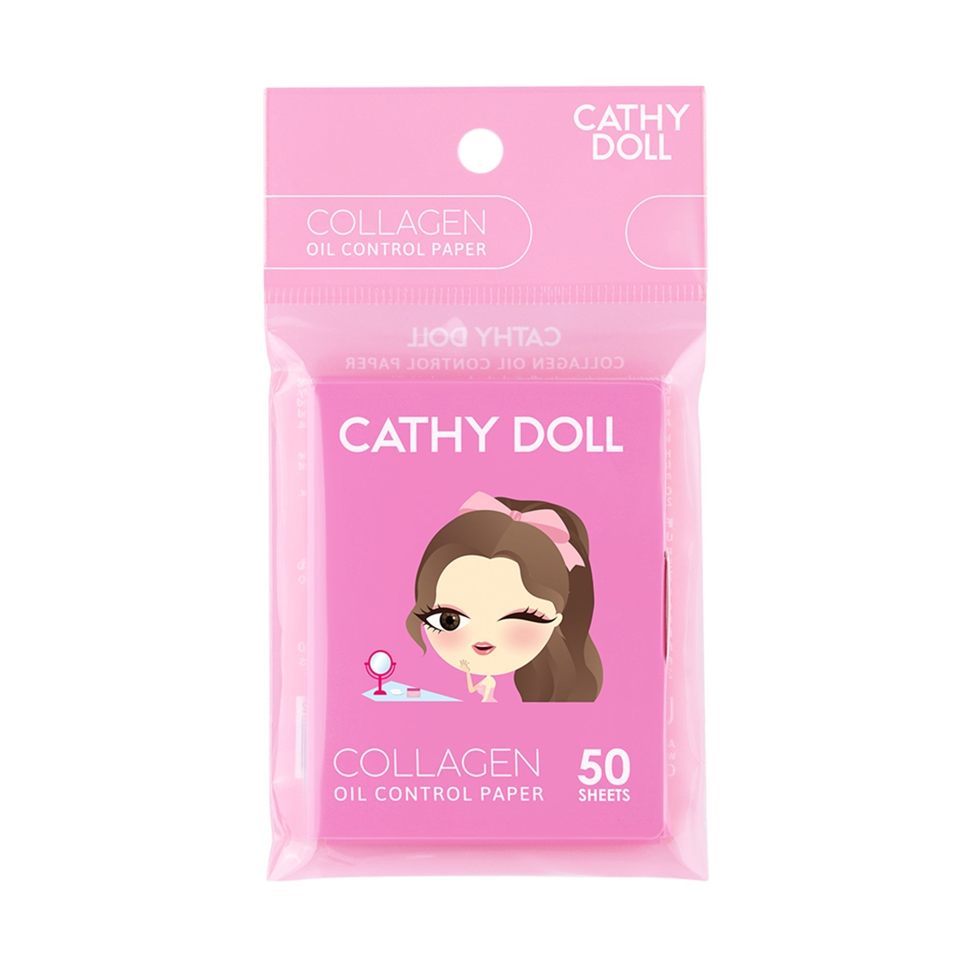 Cathy Doll Collagen Oil Control Paper - 50 Sheets