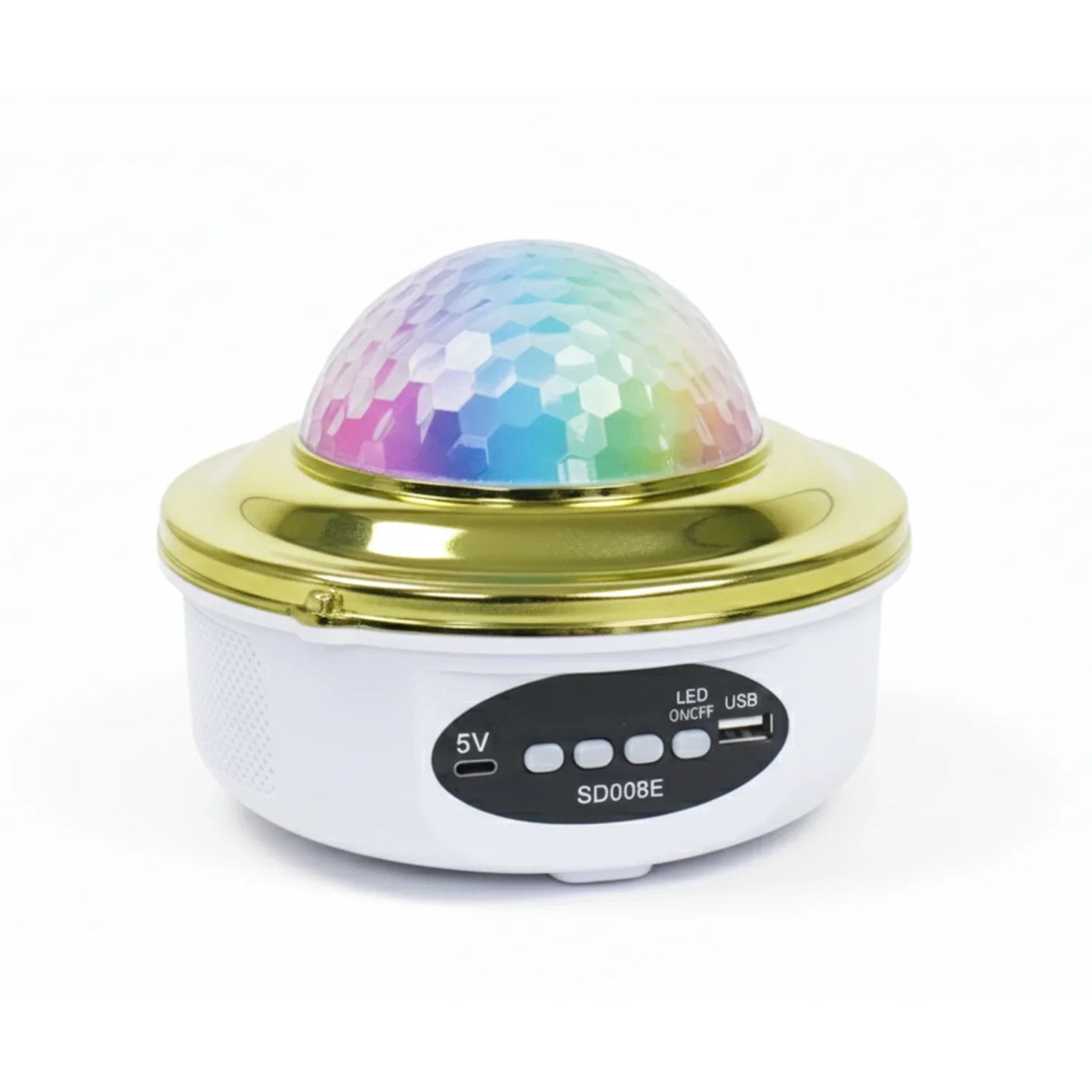 LED Crystal Magic Ball Party Light With Speaker - SD008E