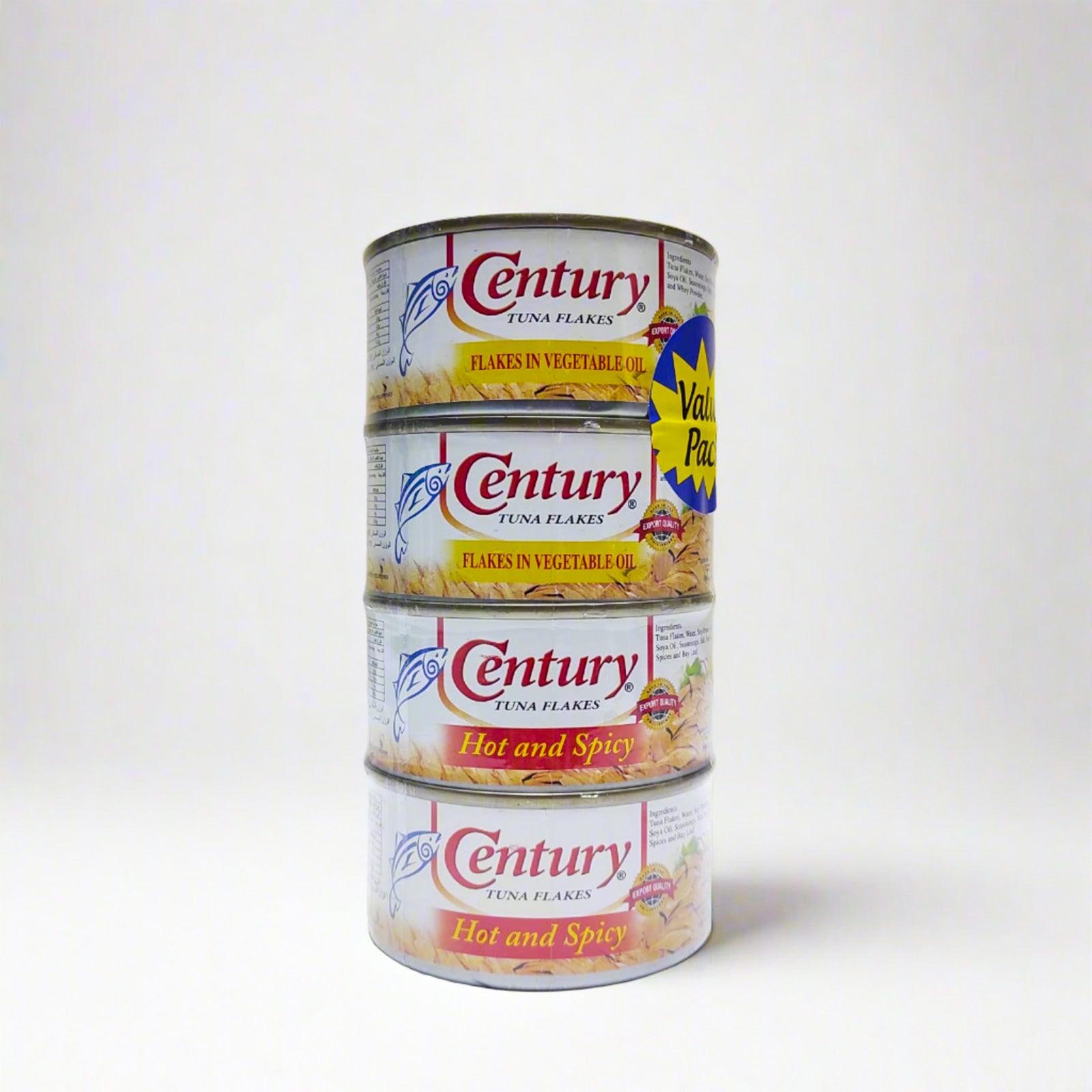Century Tuna 2 Flakes In Vegetable Oil 2 Hot and Spicy 180gm Value Pack
