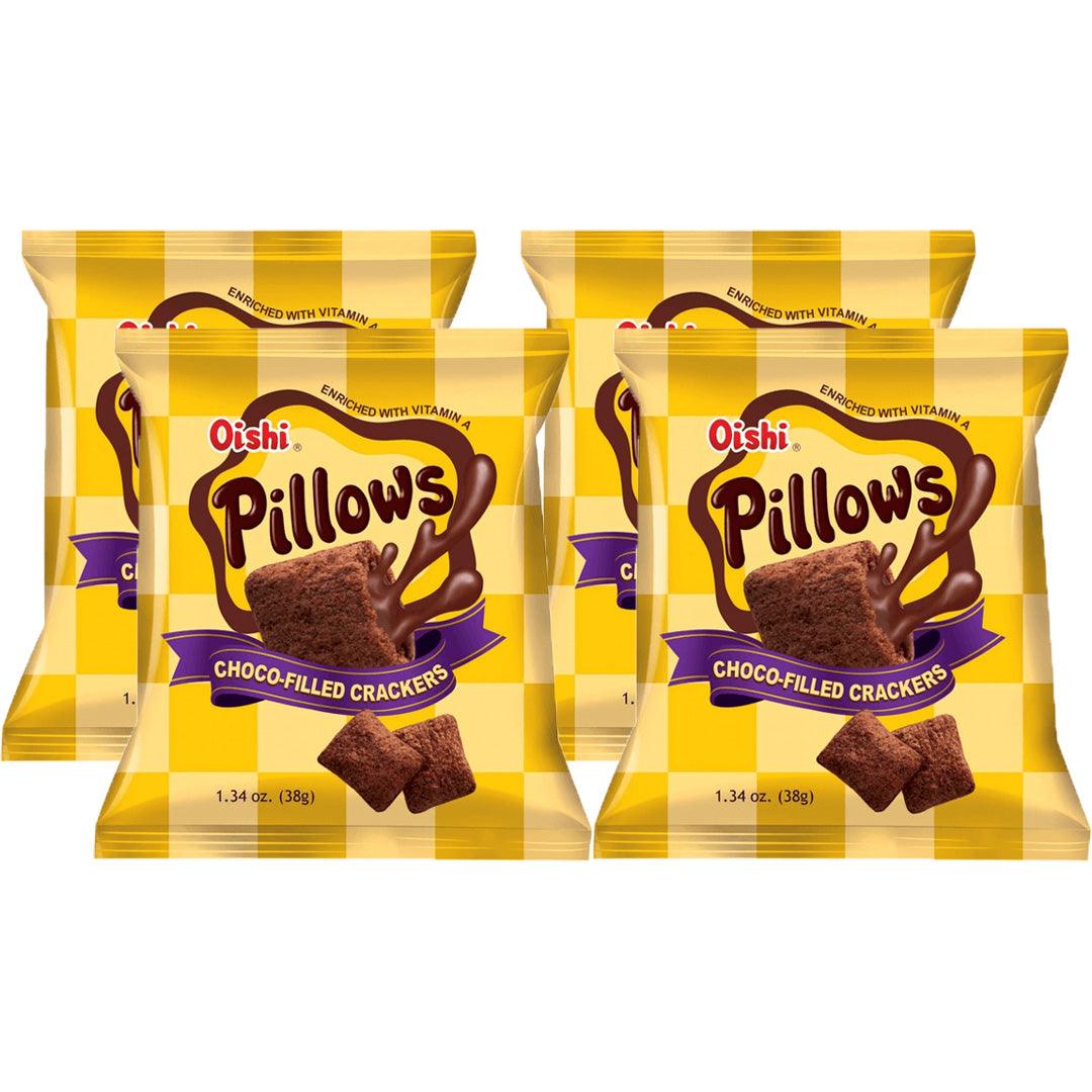 Oishi Pillows Choco-Filled Crackers - 38g (3+1) Offer
