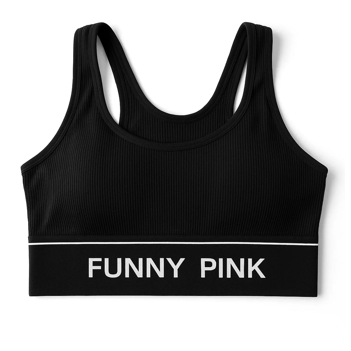 Funny Pink Women's Fancy Camisole Crop Top Sports Bra - FP274