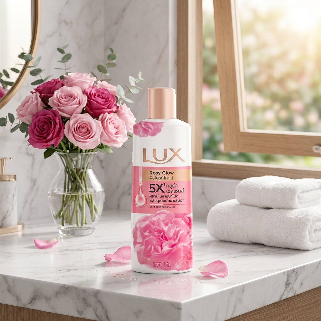 Lux Rosy Glow Body Wash - 190ml