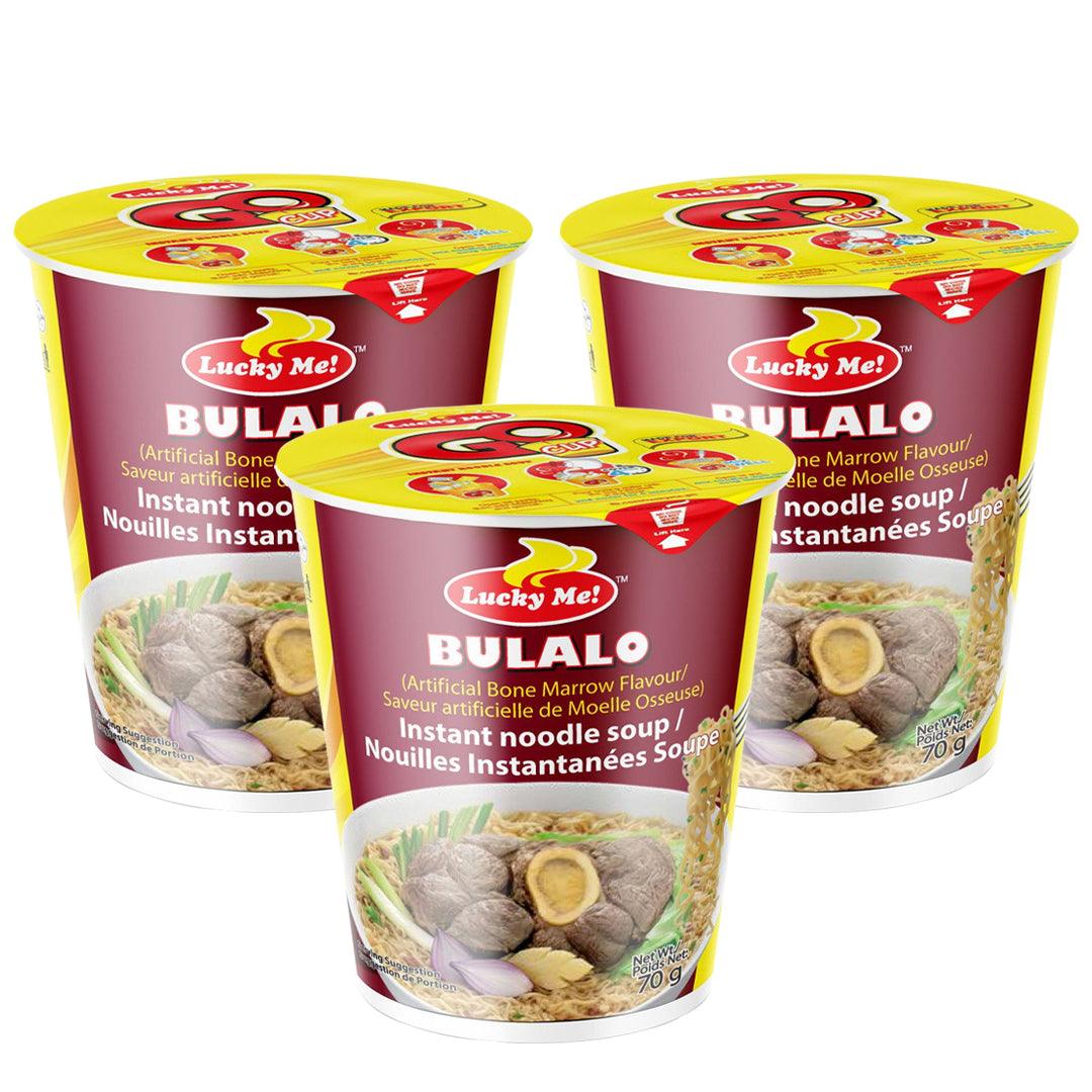 Lucky Me Bulalo Mami Cup Noodles - 70g × 3 Pcs (Offer)