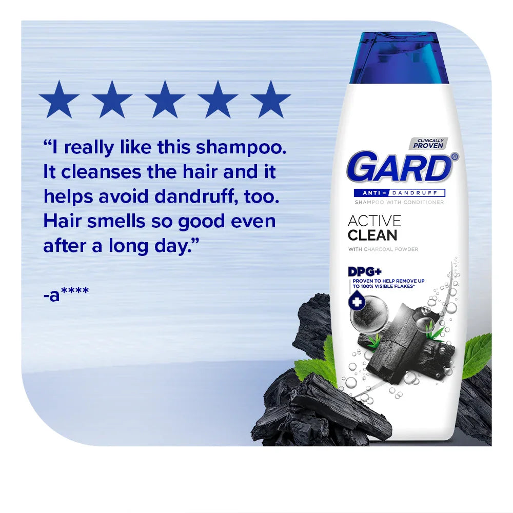 Gard Anti-Dandruff Active Clean Shampoo - 170ml