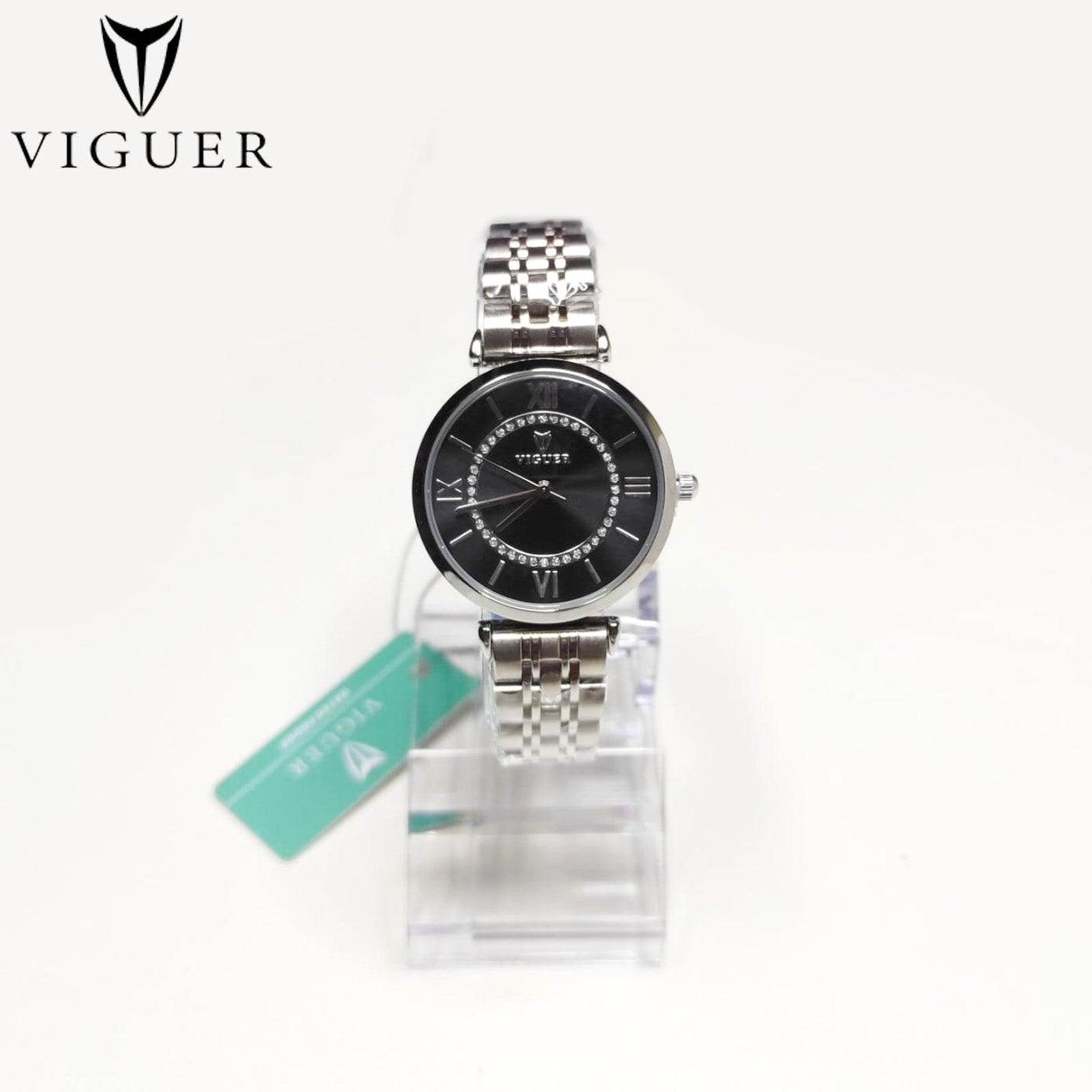 ساعة يد نسائية من VIGUER بأرقام رومانية - V1349L