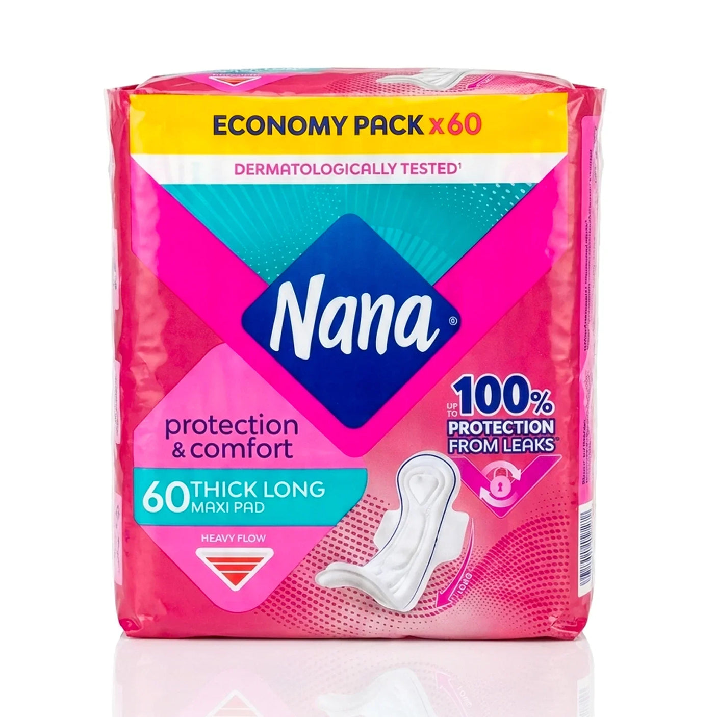 Nana Maxi Long Wings Sanitary Pad - 60 Pcs