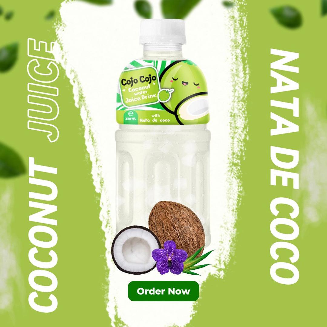Cojo Cojo Coconut Water Drink Juice Drink With Nata De Coco - 320ml