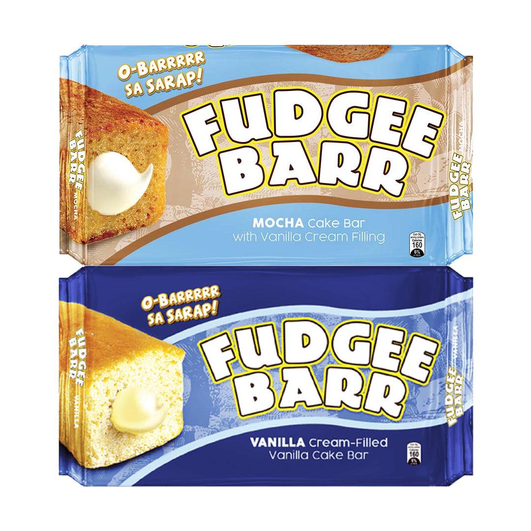 Fudgee Barr Mocha & Vanilla Cake Bar (10 x 39g) × 2 Pcs