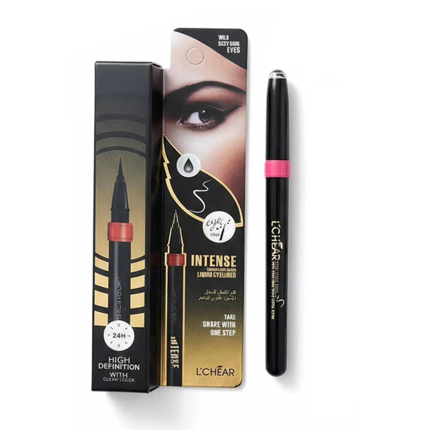 L'Chear Smooth Cool Black Liquid Eyeliner - 1g