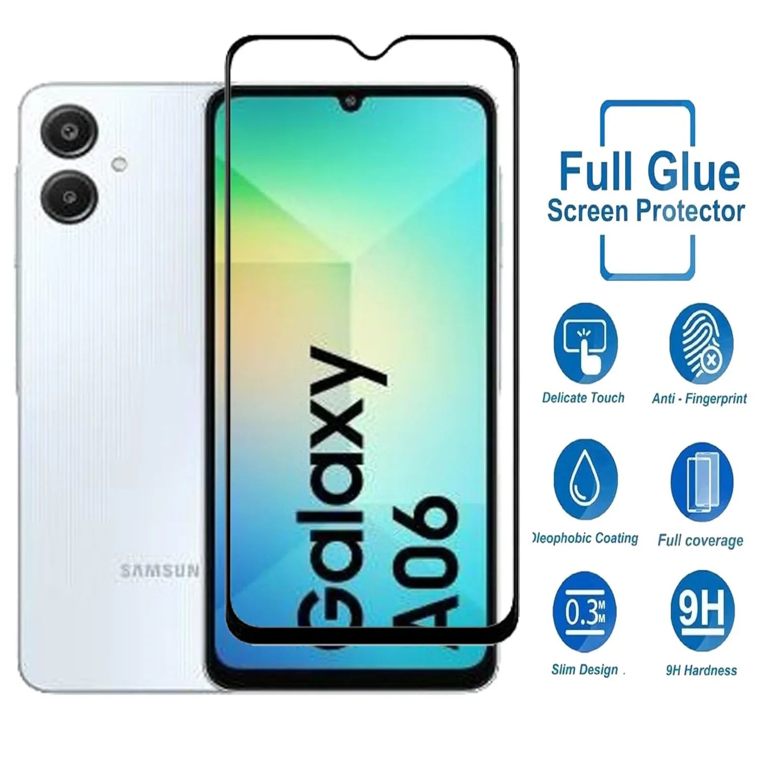 Samsung A06 HD Temper Glass