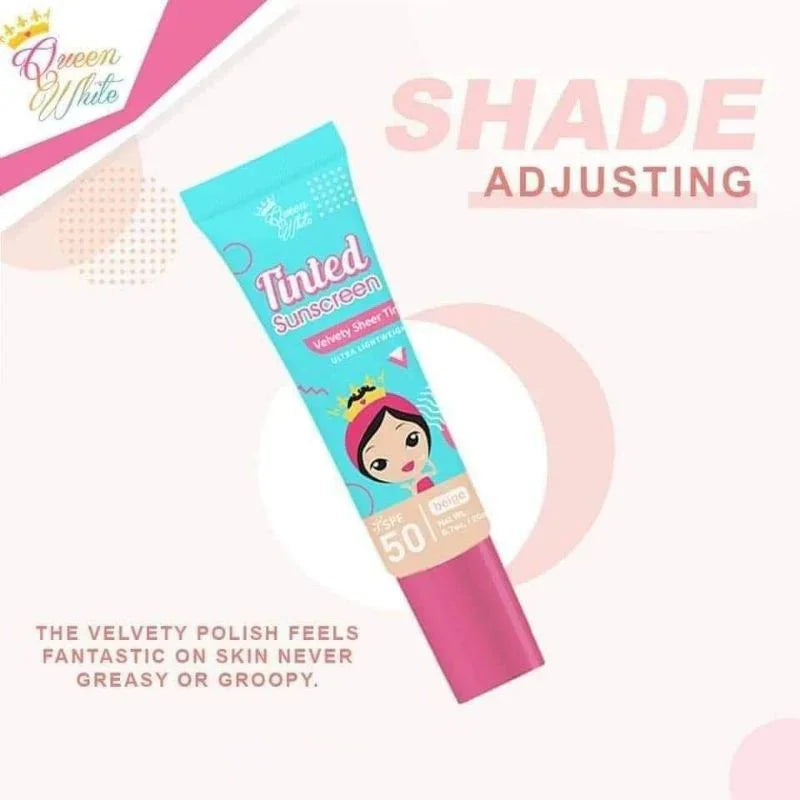 Queen White Tinted Sunscreen SPF50 - 20ml