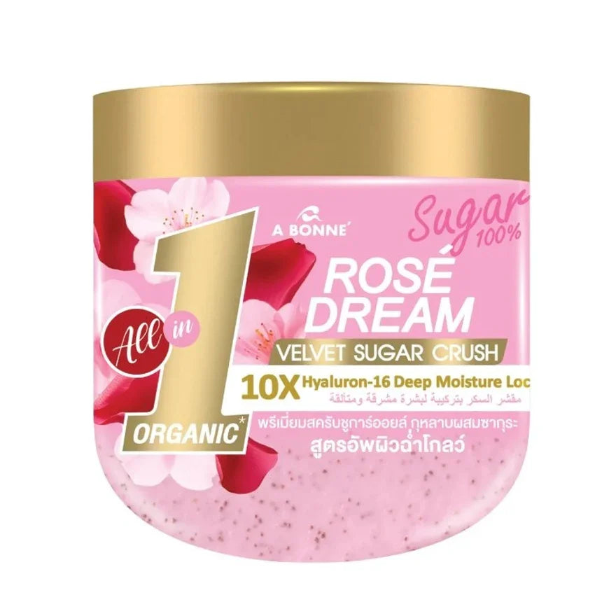 A Bonne Rose Dream Velvet Sugar Crush Scrub - 600g