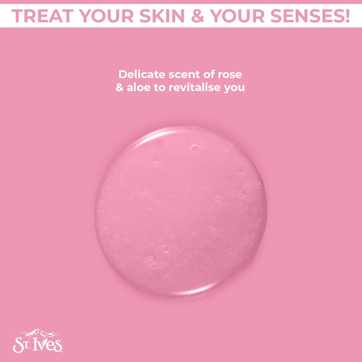 St Ives Rose Water & Aloe Vera Body Wash - 650ml
