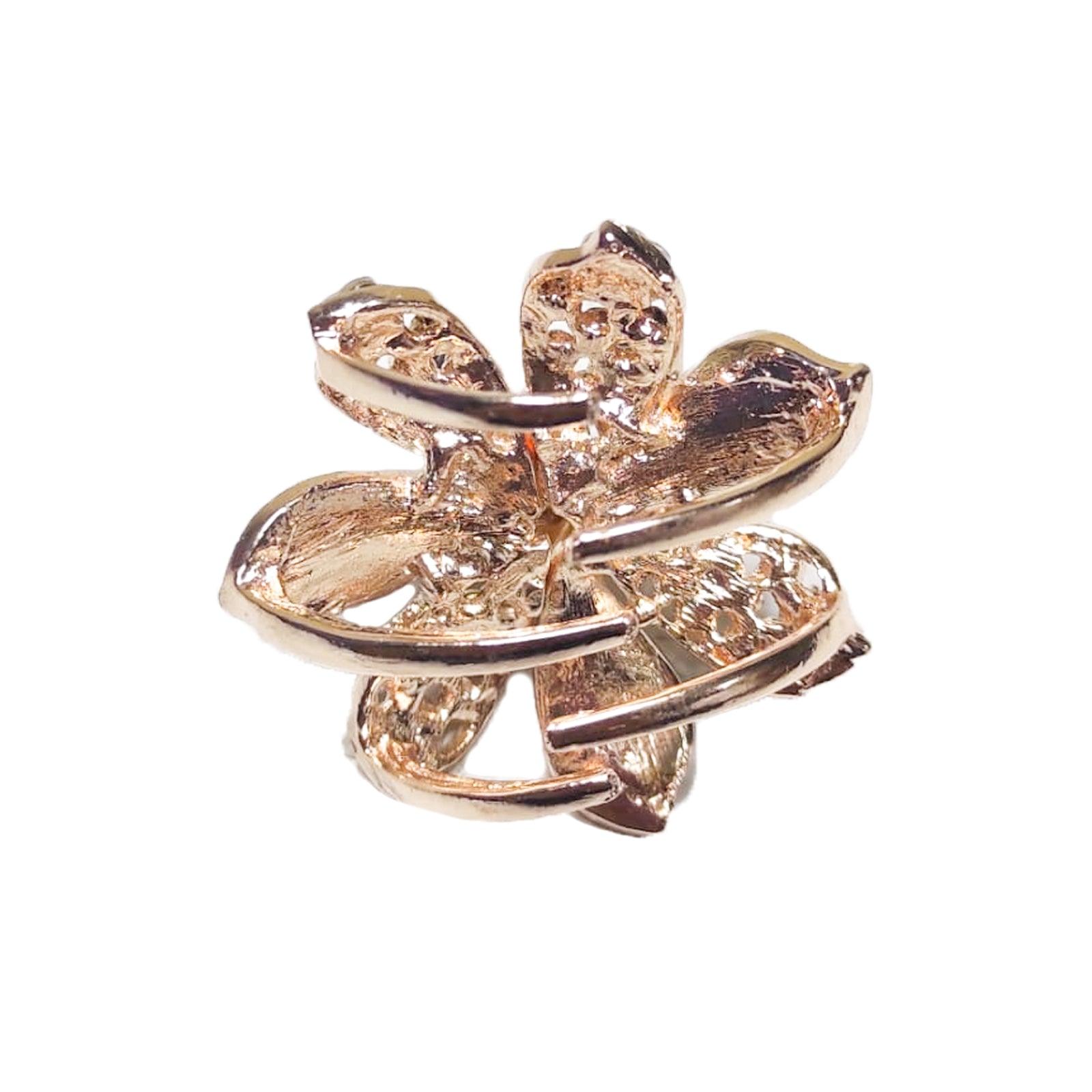 Golden Jewelry Shining Stone Hair Clip - XZL2