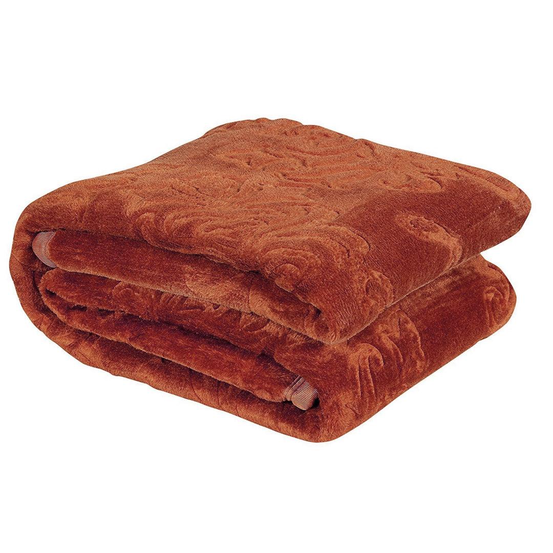 High Quality Multi Color Single Flannel Blanket - Small