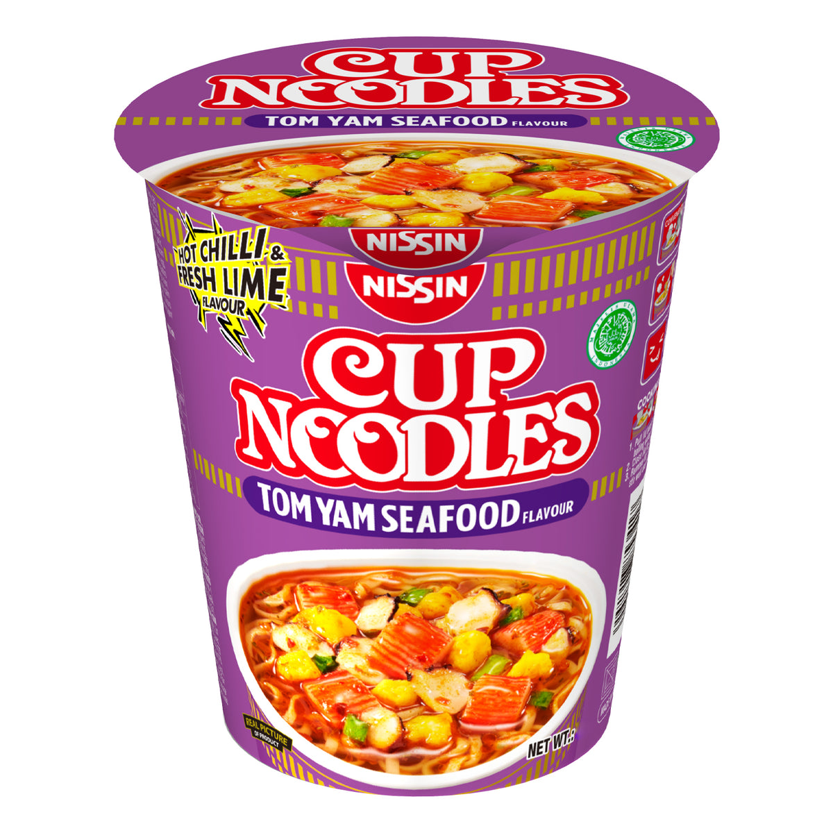 Nissin Tom Yam Seafood Flavour Instant Cup Noodles - 69g