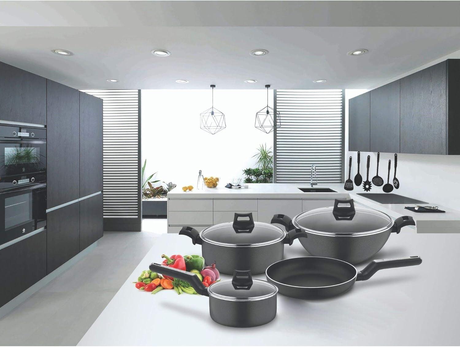 E Yeekong Non Stick Cookware Set - 13 Pcs