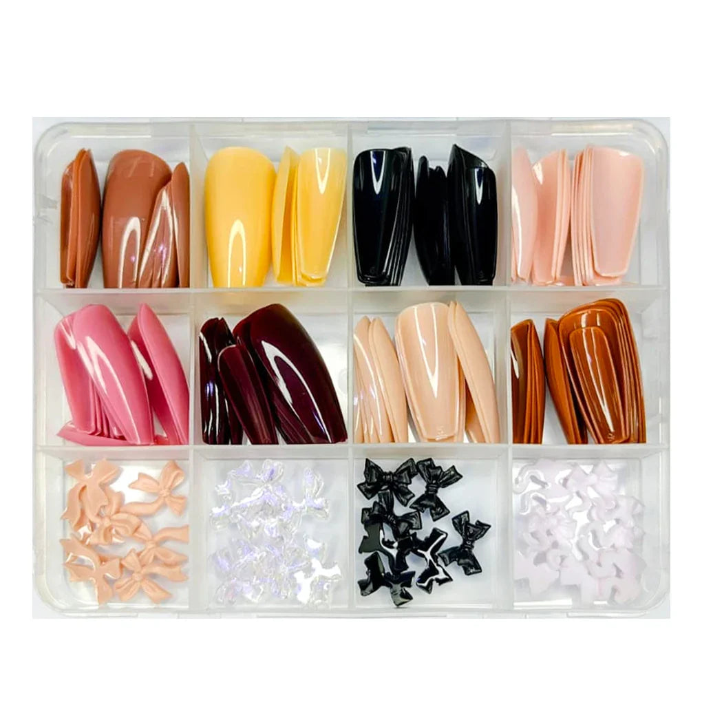 Nails Decoration 3D Multi Shapes Fake Nails