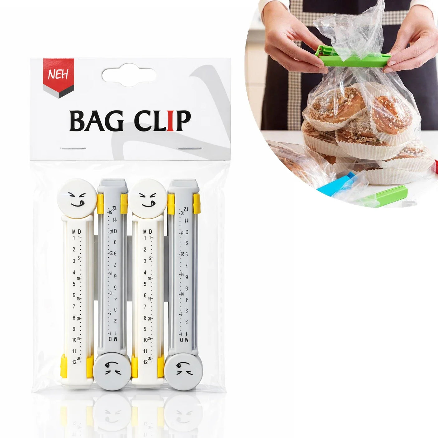 Reusable Snacks & Foods Sealing Clip K-2421