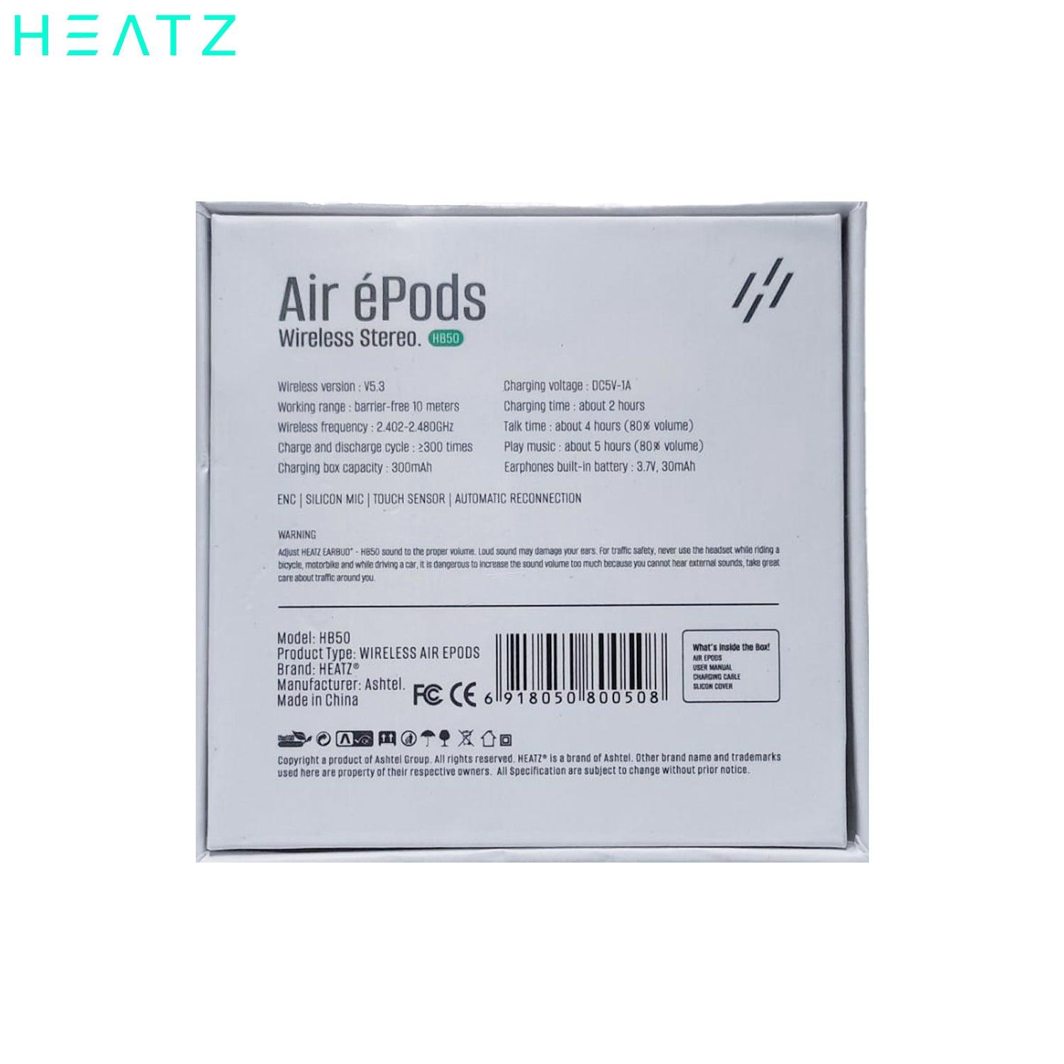 HEATZ Wireless Stereo Air ePods TWS- HB50
