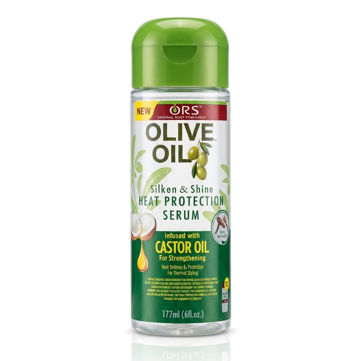 ORS Olive Oil Silken & Shine Heat Protection Hair Serum - 177ml