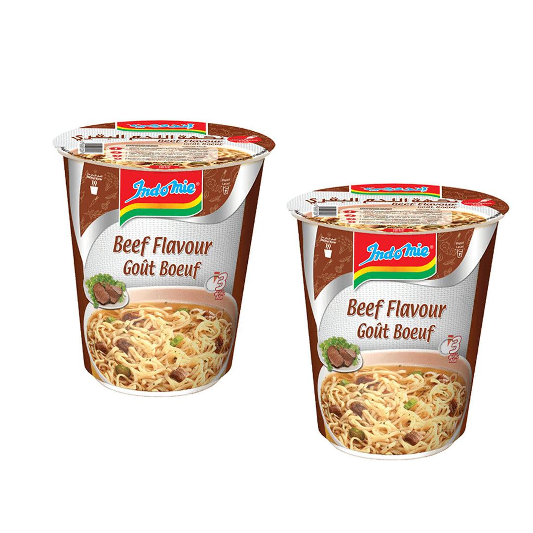 Indomie Beef Cup Noodles 60gm × 2 Pcs (Offer)