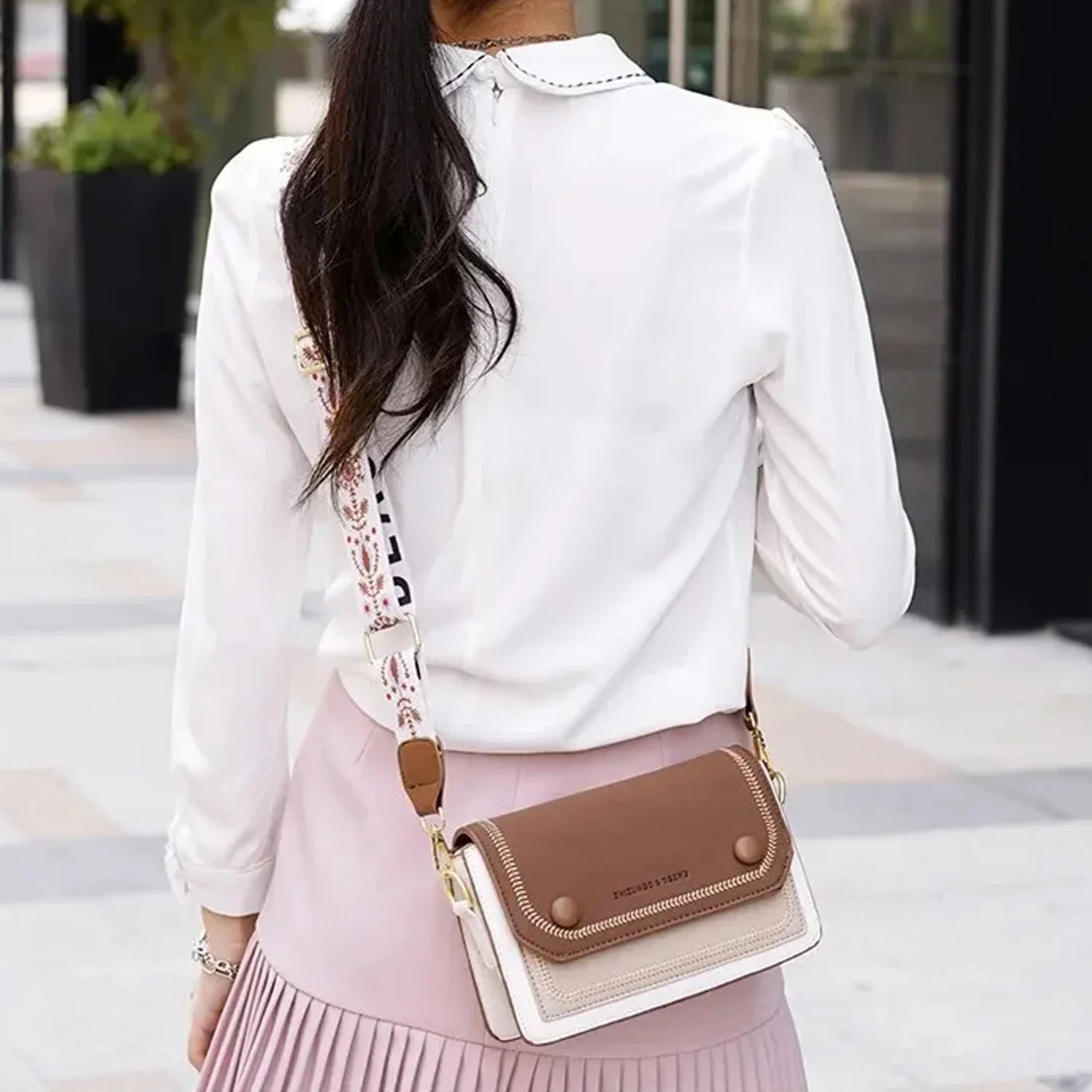 Women's Casual Korean Style Sling Bag - RD237-1#