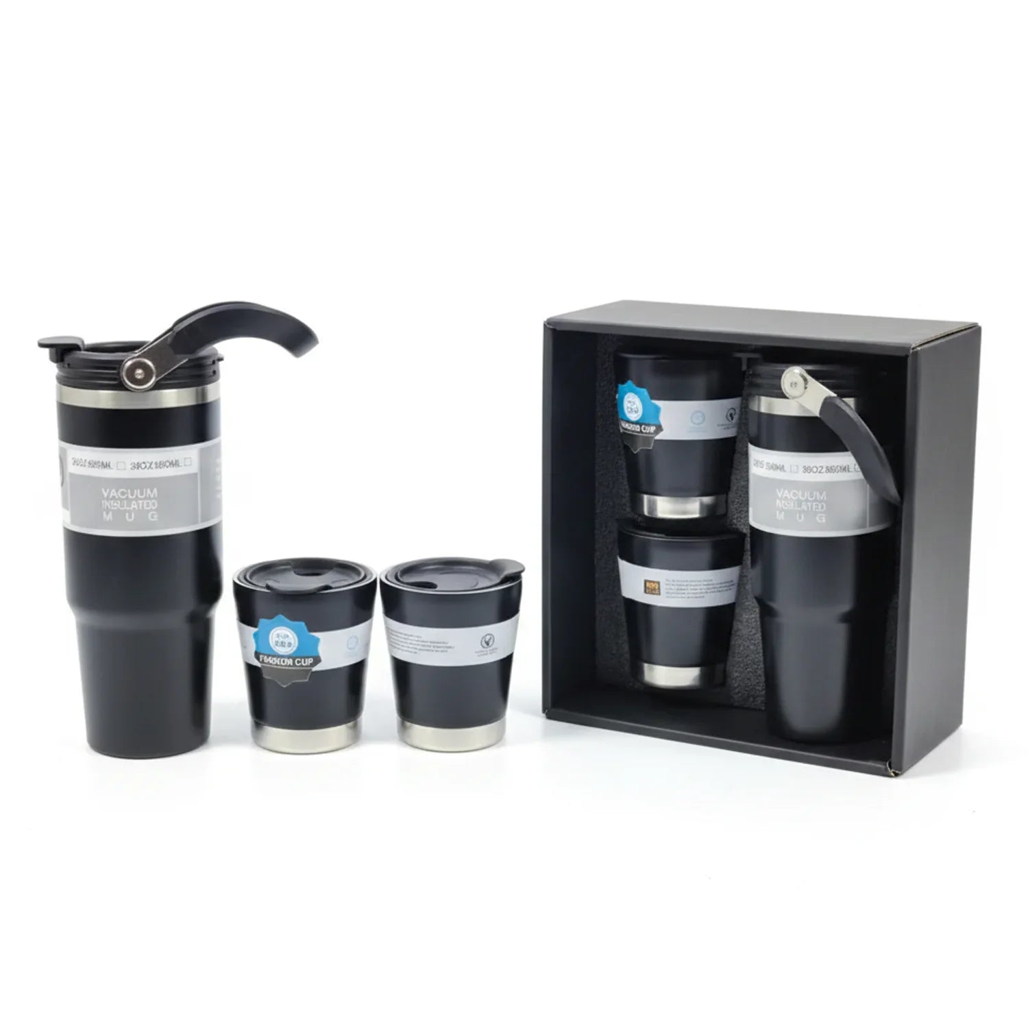 Stainless Steel Vacuum Insulated 3 Pcs Tumbler Set
