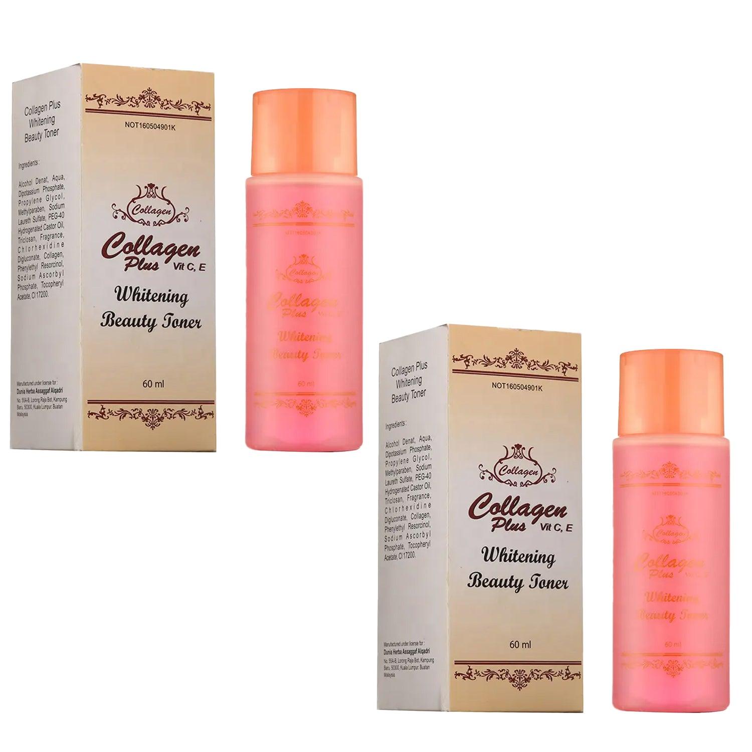 Collagen Brightening Beauty Toner - 100ml × 2 Pcs