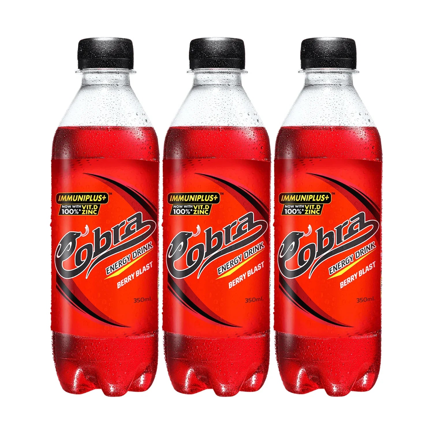 Cobra Original Berry Blast Energy Drink - 350ml × 3Pcs (Offer)