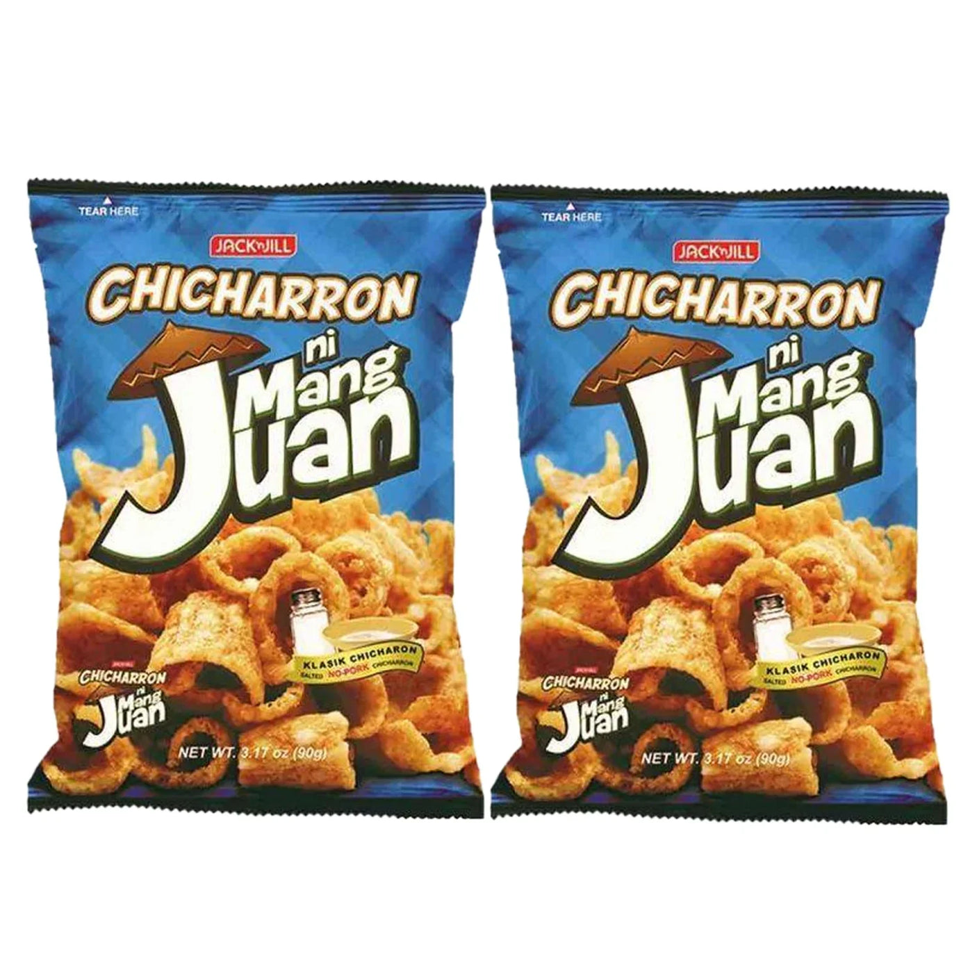 Jack 'n Jill Chicharron Nm Juan Klasik 90g × 2Pcs (Offer)