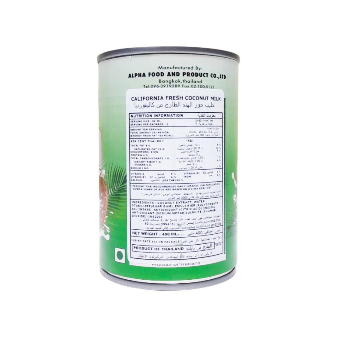 California Fresh Coconut Milk - 400ml