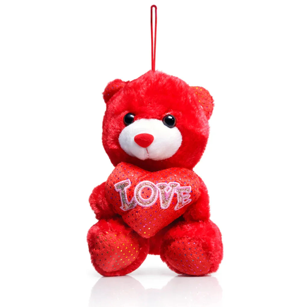 Soft Stuffed Plush Teddy Bear With Love Heart - 10CM × 20CM