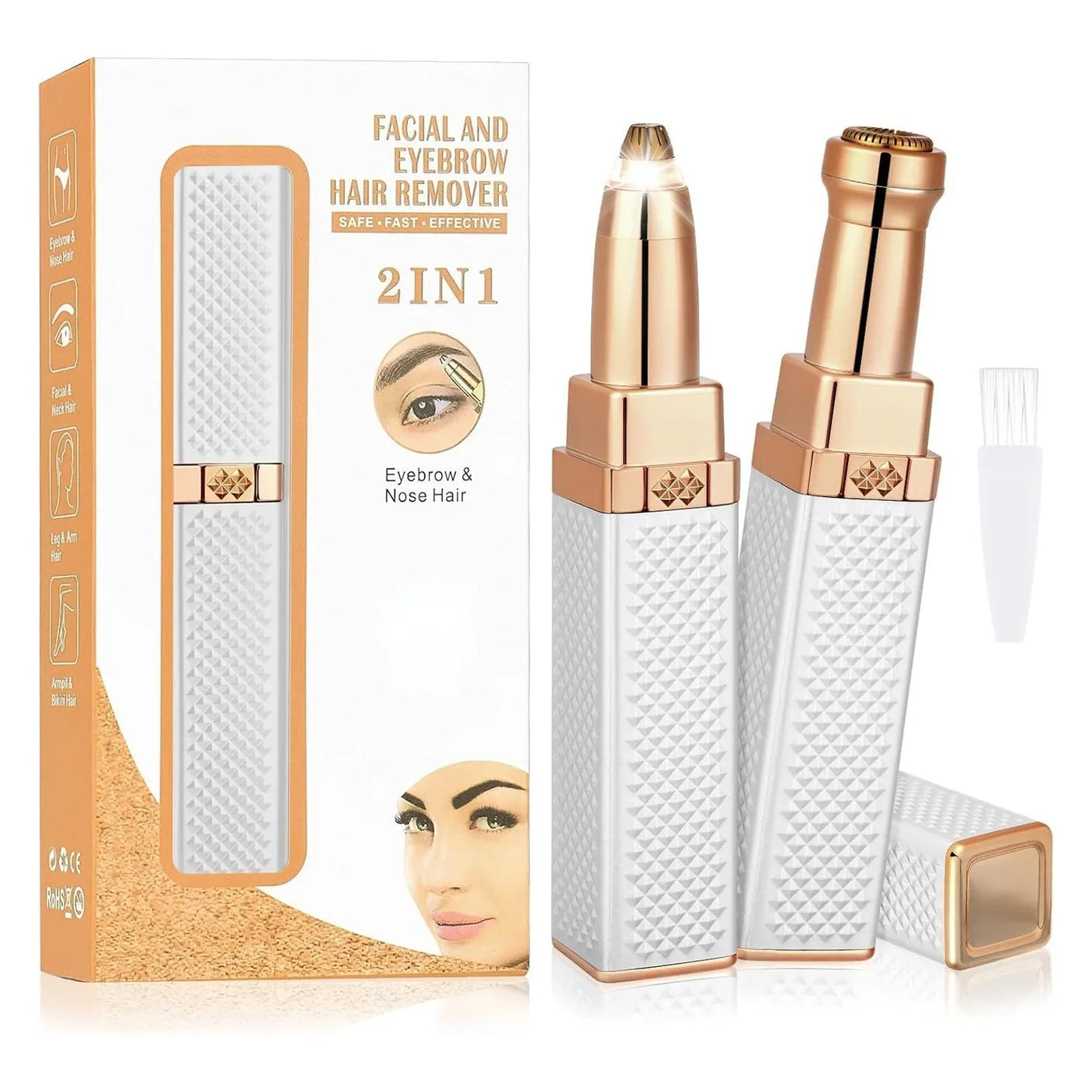 Multifunctional 2 in 1 Facial & Eyebrow Trimmer ZL-707